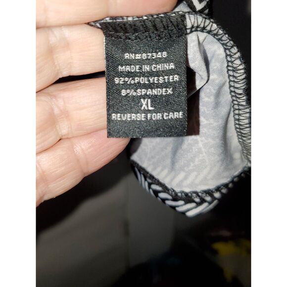 A Robert Louis Women's Top Tunic Bandana Print Boho Artsy Career Evening XL NWT - Picture 3 of 9